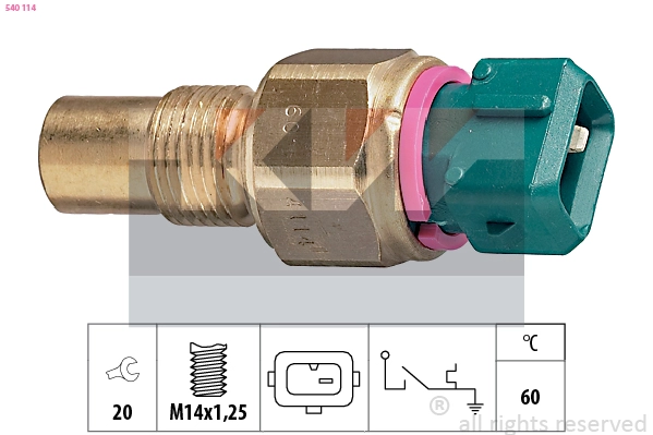 Temperature Switch, coolant warning lamp (540 114)