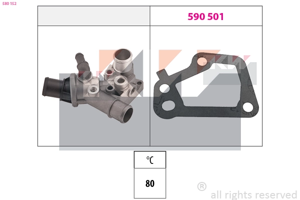 Thermostat, coolant (580 152)