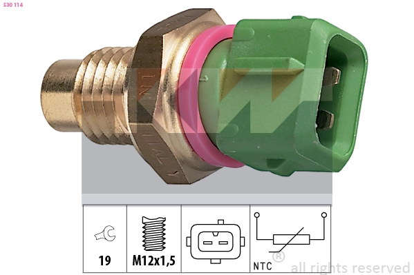 Sensor, coolant temperature (530 114)