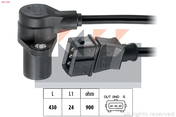 Sensor, crankshaft pulse (453 156)
