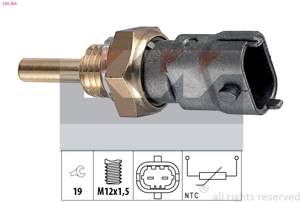 Sensor, coolant temperature (530 264)