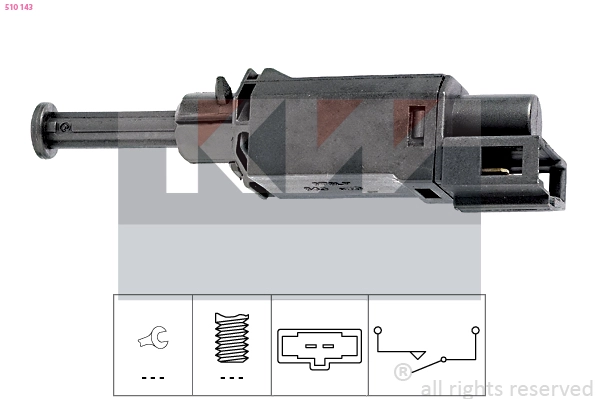 Switch, clutch control (cruise control) (510 143)