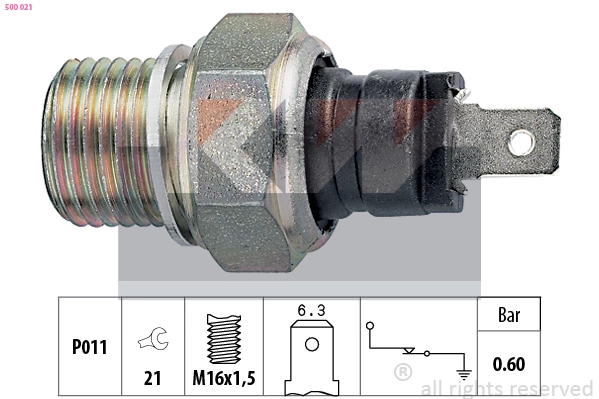 Oil Pressure Switch (500 021)