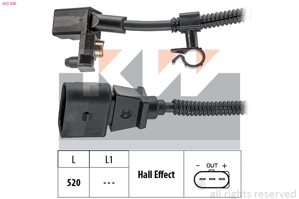 Sensor, crankshaft pulse (453 445)