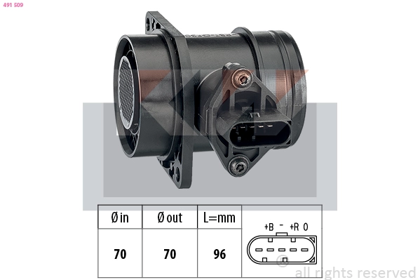 Mass Air Flow Sensor (491 509)
