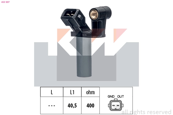 Sensor, crankshaft pulse (453 307)
