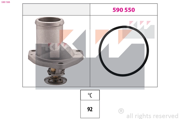 Thermostat, coolant (580 188)
