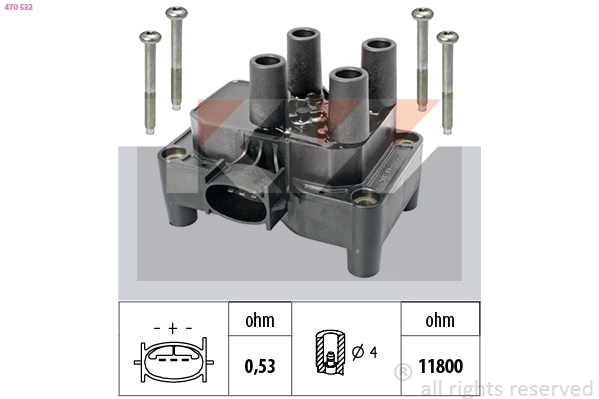 Ignition Coil (470 532)