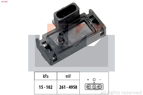 Air Pressure Sensor, altitude adaption (493 001)