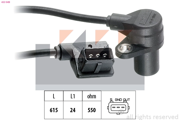 Sensor, crankshaft pulse (453 049)