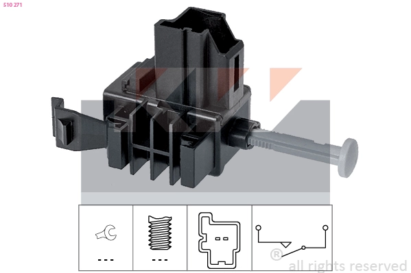 Switch, clutch control (cruise control) (510 271)
