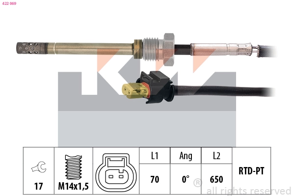 Sensor, exhaust gas temperature (422 069)