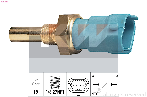 Sensor, coolant temperature (530 263)