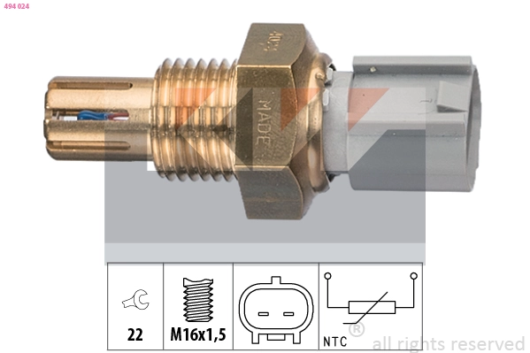 Sensor, intake air temperature (494 024)