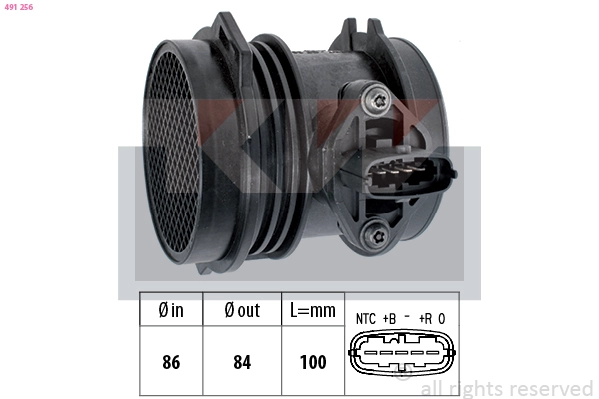Mass Air Flow Sensor (491 256)