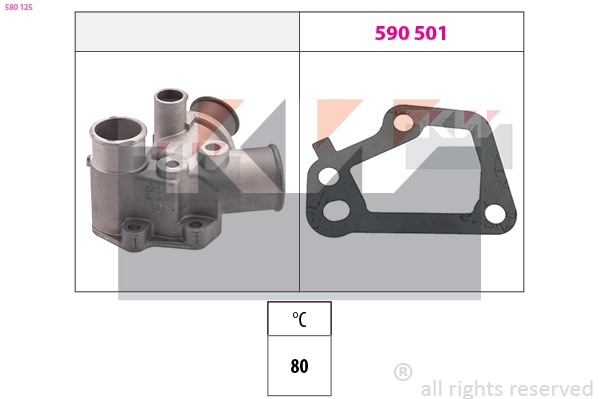 Thermostat, coolant (580 125)