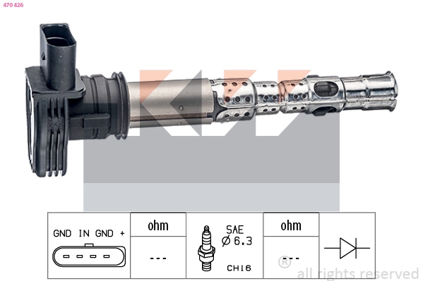 Ignition Coil (470 426)
