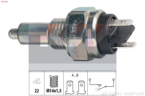 Switch, reverse light (560 015)
