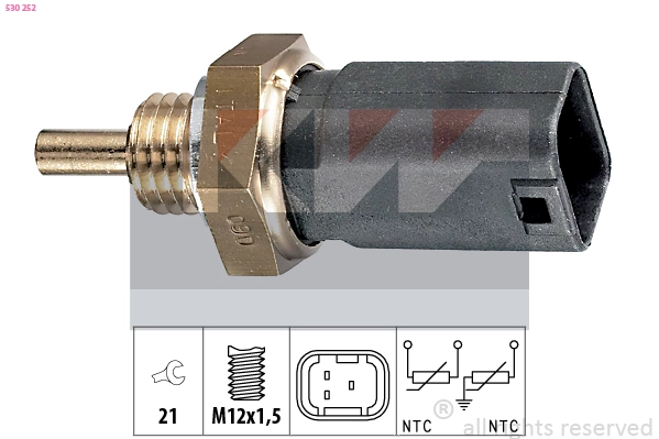 Sensor, coolant temperature (530 252)