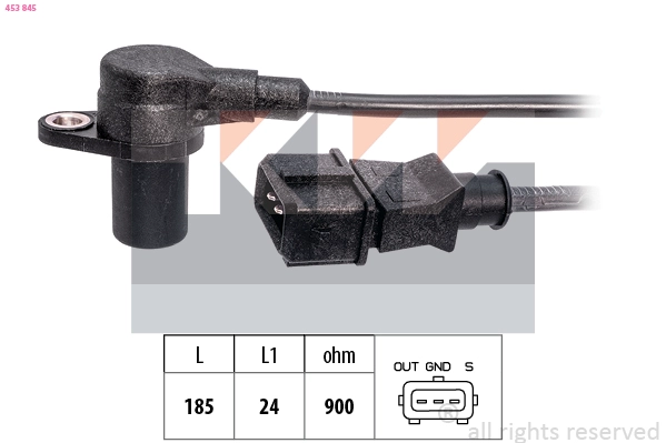 Sensor, crankshaft pulse (453 845)