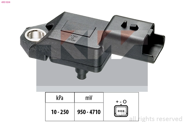 Air Pressure Sensor, altitude adaption (493 034)