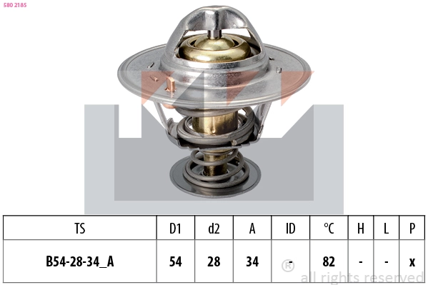 Thermostat, coolant (580 218S)