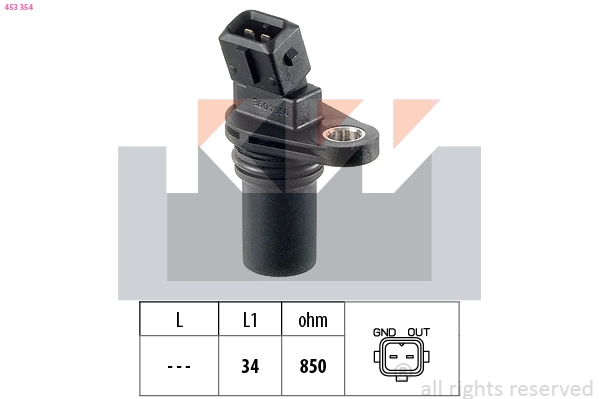 Sensor, RPM (453 354)