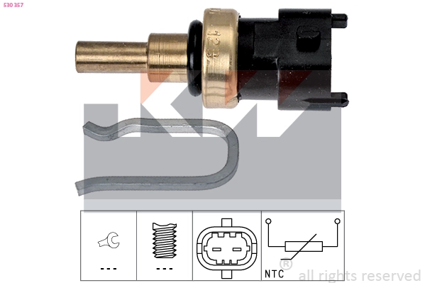 Sensor, coolant temperature (530 357)