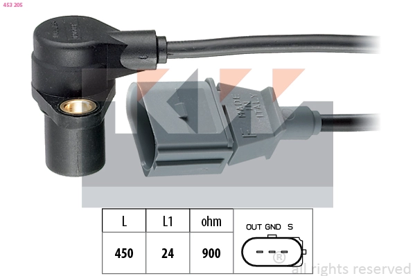 Sensor, crankshaft pulse (453 205)