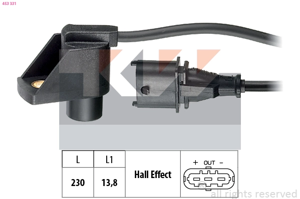 Sensor, camshaft position (453 331)