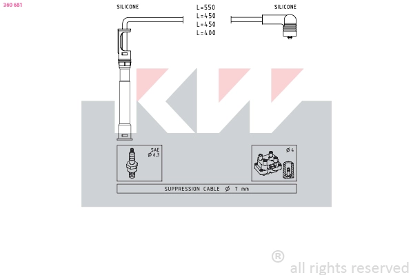 Ignition Cable Kit (360 681)
