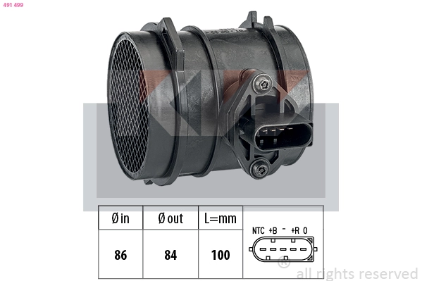 Mass Air Flow Sensor (491 499)