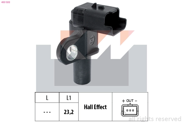 Sensor, camshaft position (453 332)
