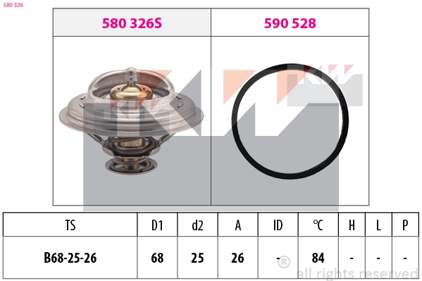 Thermostat, coolant (580 326)