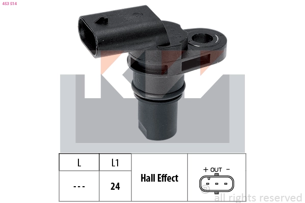 Sensor, crankshaft pulse (453 514)