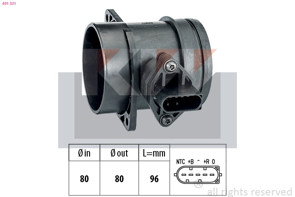 Mass Air Flow Sensor (491 331)