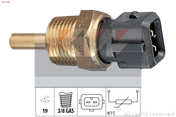 Sensor, oil temperature (530 144)
