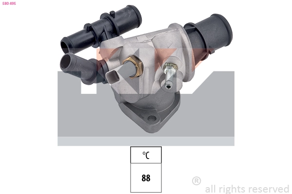 Thermostat, coolant (580 495)
