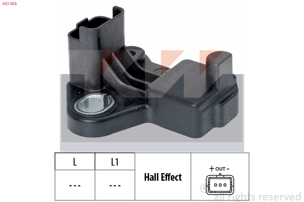 Sensor, crankshaft pulse (453 458)