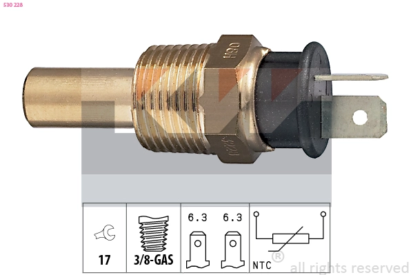 Sensor, coolant temperature (530 228)