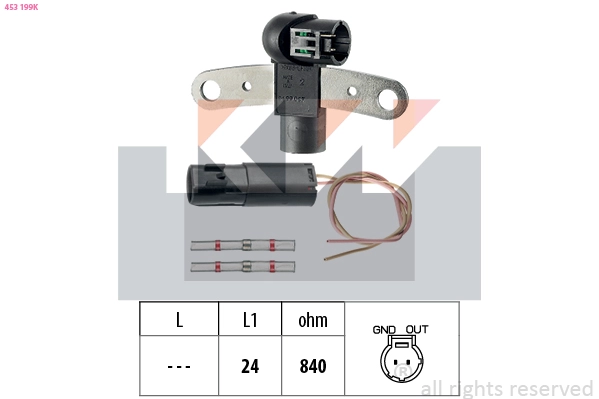 Sensor, crankshaft pulse (453 199K)
