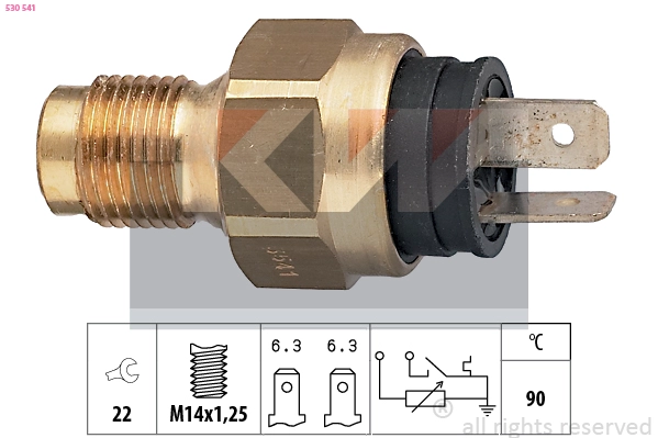 Sensor, coolant temperature (530 541)