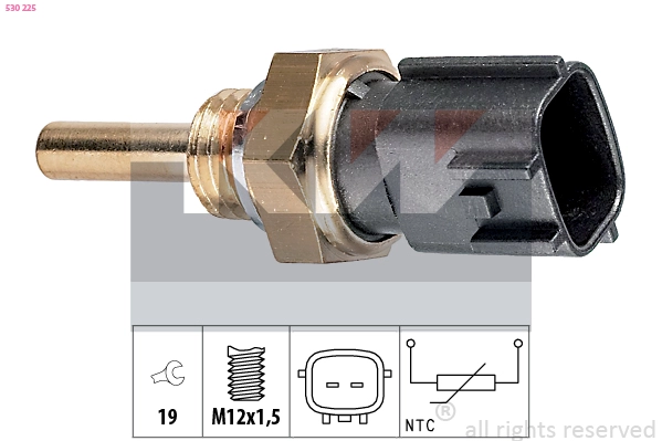 Sensor, oil temperature (530 225)