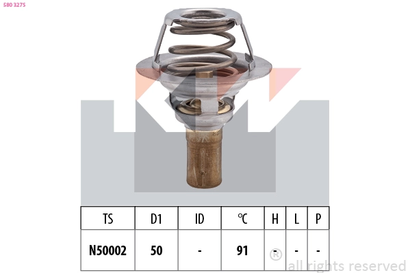 Thermostat, coolant (580 327S)