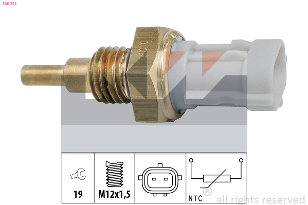 Sensor, oil temperature (530 351)