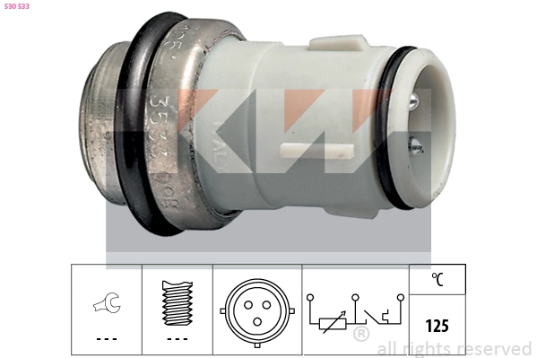 Sensor, coolant temperature (530 533)