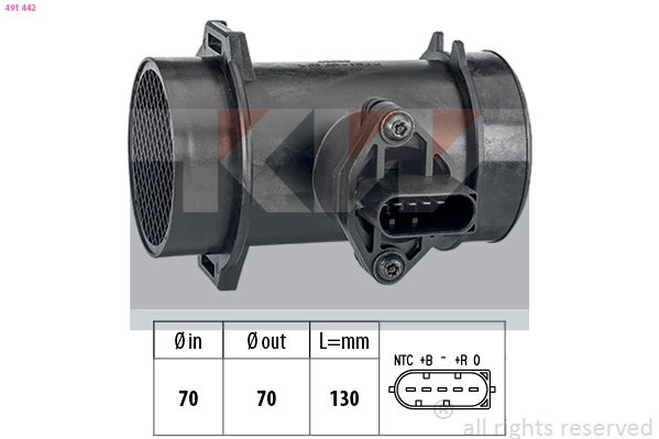 Mass Air Flow Sensor (491 442)