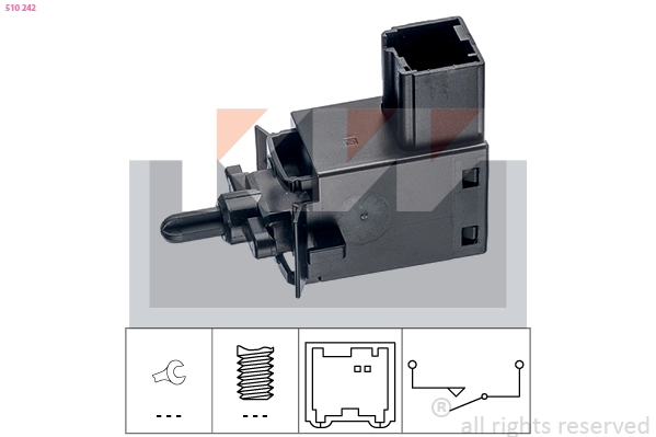 Switch, clutch control (cruise control) (510 242)
