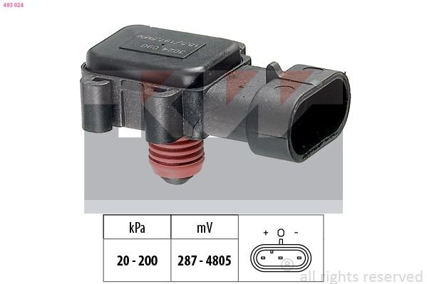 Air Pressure Sensor, altitude adaption (493 024)