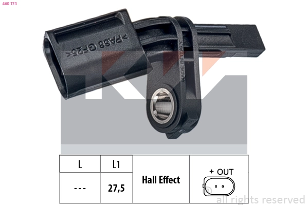 Sensor, wheel speed (460 173)